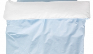 Veļas komplekts gultiņai zilā krāsā